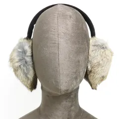 【美品】暖かくて可愛い耳あて　ファーイヤーマフ＊so011