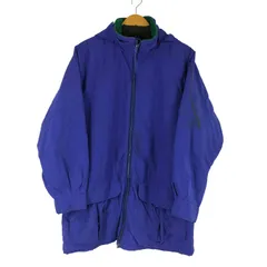 エディーバウアー Eddie Bauer 80S-90S USA製 フリース ナイロンジャケット レディース JPN：M 