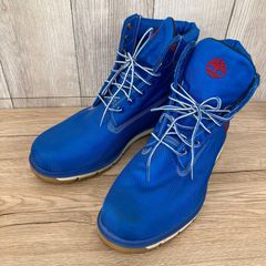 Timberland ラドフォード キャンバスブーツ26cm 防水レッド×グレー