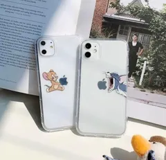 iPhoneケース　　人気‼︎トムとジェリー　トム　クリアケース
