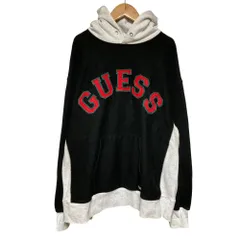 GUESS JEANS ゲス ジーンズ スウェットパーカー L ブラック レディース 古着 中古 USED