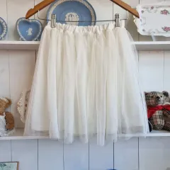earth music&ecology アイボリー チュール スカート