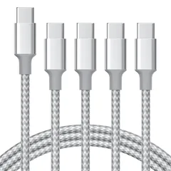 USB Type Cケーブル【1m+1m+2m+2m/4本】タイプc ケーブル PD対応 60W急速充電】データ転送 断線防止 高耐久ナイロン iPhone 16 /iPhone 15 / MacBook、iPad Pro/Air、Galaxy、So ...