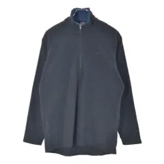 90年代 USA製 patagonia パタゴニア Capilene キャプリーン ハーフジップ フリースプルオーバー アウトドア(メンズ M)中古 古着 X2957