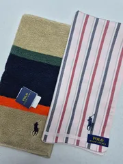 【新品】POLO RALPH LAUREN メンズハンカチ & タオルハンカチ セット