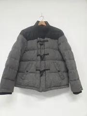 トミーヒルフィガー TOMMY HILFIGER ダウンジャケット XL グレー×ブラック ダウン＆フェザー