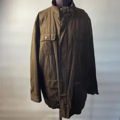 【Y-26】Hush Puppies　ハッシュパピー　ブラウン　ジャケット　ブルゾン　アウター　秋冬　LLサイズ　ジップアップ