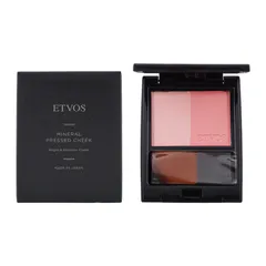 ETVOS エトヴォス ミネラルプレストチーク SPF20 PA++ 本体 シェリーコーラル 4.5g メイクアップ チーク パウダーチーク[ネコポス]