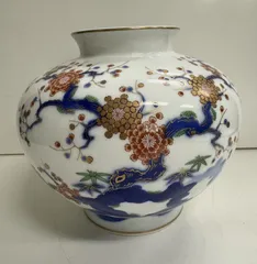 【深川製】花瓶　花器　壺