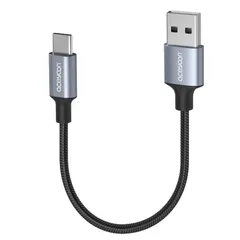 aceyoon USB C ケーブル 10cm 短い 0.1m 1本 タイプC 10センチ 最大3A 急速充電 高速データ転送 USB-A to USB-C 高耐久ナイロン編み Type C 機器に対応
