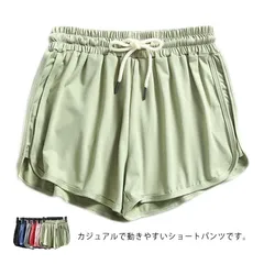 送料無料 ショートパンツ レディース スポーツ ヨガウェア 短パン ウエストゴム カジュアル ランニング アウトドア 柔らかい お洒落 通気性よい 部屋着 ルームウェア#doru032