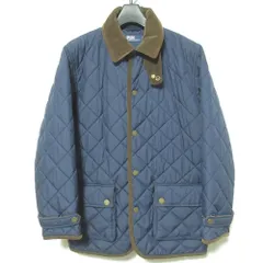 美品 POLO by Ralph lauren ポロラルフローレン キルティングコート ジャケット キッズ 子供服 150cm ネイビー キッズ 古着 中古 USED