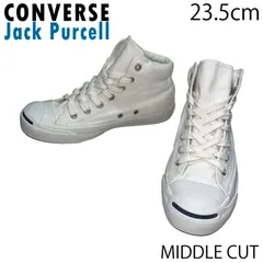 【USED／23.5㎝】CONVERSE JACK PUECELL MID ホワイト