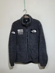 (M) ザノースフェイス フリース アウター チャコール ボアフリース ジャケット