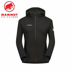 お薦め品 マムート MAMMUT レディース マクン 2.0 ソフトシェル フーデッド ジャケット AF 1011-00802 撥水 ソフトシェル ストレッチ マウンテンパーカー フード付き アウトドア キャンプ 登山
