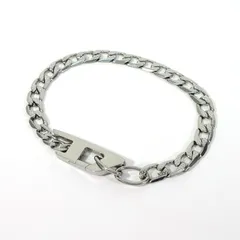 【三重本店】 中古 DIESEL | ディーゼル Dロゴ チェーンブレスレット カラー：シルバー 【134】