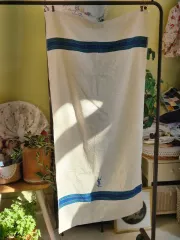 イヴ・サンローラン ヴィンテージ タオル YSL ロゴ 刺繍