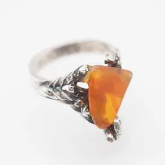 M889 カラーストーン リング デザイン シルバー 指輪 ヴィンテージ 14号