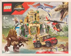 LEGO JURASSIC WORLD REBIRTH SPINOSAURUS & QUETZALCOATLUS AIR MISSION 76976