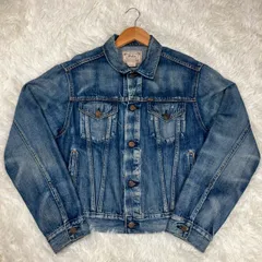 ポロラルフローレン Gジャン デニムジャケット トラッカージャケット 3rd 牛革 USED加工 ライトブルー Mサイズ ★お値段交渉を受け付けます。【A0242】のサムネイル