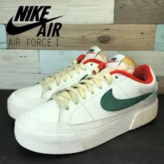 NIKE COURT LEGACY LIFT ナイキ コート レガシー リフト ホワイト 白 グリーン オレンジ 24cm レディース スニーカー FD0355-133  U11153