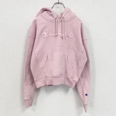 古着 used　Champion　チャンピオン　リバースウィーブ　スウェットパーカー/フーディー　ピンク　Sサイズ