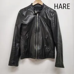 ハレ ハレ 羊革 ラムレザージャケット ライダースジャケット 黒 メンズ S ISItems【USED】【古着】【中古】50152858