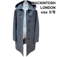 美品✨マッキントッシュ フード付きキルティングロングコート ファー 