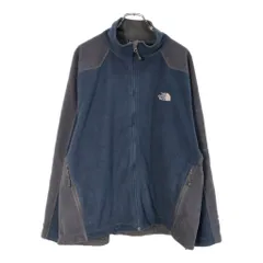 THE NORTH FACE ノースフェイス フリースジャケット アウトドア ネイビー(メンズ XL)中古 古着 X2967