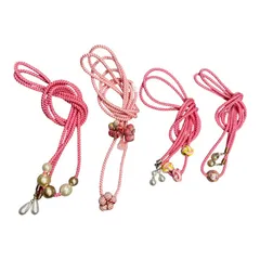 ME-A-439 新品未使用　帯締め　帯締　帯揚げ　成人式　振袖　セット　まとめ売り　レディース　浴衣　着物　洋服　和洋　ミックス　着付け　飾り　可愛い　おしゃれ　キラキラ　カジュアル　お祭り　浴衣　ハンドメイド　リメイク　練習用　SALE  桜　桃色　ピンク