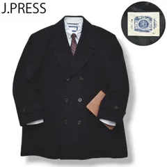 【大きいサイズ】  日本製 ジェイプレス J.PRESS Pコート ピーコート ウールコート 4L ネイビー トラッド ビジネス 通勤 通学 カジュアル 無地 メンズ 男性用のサムネイル