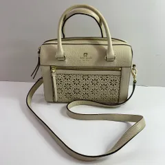 04w6116▽※【中古】ケイトスペード キャメロンストリート レザーバッグ レディース ハンドバッグ 0102760 レザー アイボリー ショルダーバッグ【八王子店】