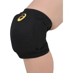 アシックス （asics） バレーボール ウイメンズ ヒザサポーター ブラック×リッチゴールド 3052A009-003