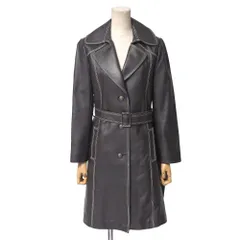 NORTH BEACH ノースビーチ トレンチコート サイズL ラムレザーコート ベルテッドコート ブランド古着【中古】20260209/RA7665