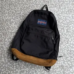 JANSPORT / 90’s suede backpack ジャンスポーツ 90年代 オールド　バックパック　リュックサック　カバン　通勤通学　ユニセックス　ボックスロゴ　ストリート アメカジ　アメリカン