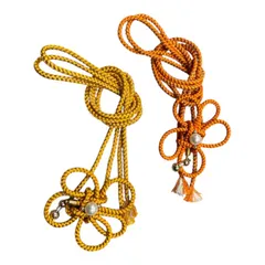 ME-A-440 新品未使用　帯締め　帯締　帯揚げ　成人式　振袖　セット　まとめ売り　レディース　浴衣　着物　洋服　和洋　ミックス　着付け　飾り　可愛い　おしゃれ　キラキラ　カジュアル　お祭り　推し活　ハンドメイド　リメイク　練習用　SALE 橙色　オレンジ