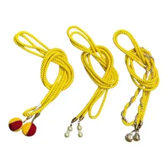 ME-A-441 新品未使用　帯締め　帯締　帯揚げ　成人式　振袖　セット　まとめ売り　レディース　浴衣　着物　洋服　和洋　ミックス　着付け　飾り　可愛い　おしゃれ　キラキラ　カジュアル　お祭り　推し活　ハンドメイド　リメイク　練習用　SALE  黄色　イエロー