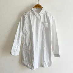 L'espoir レスポワール 長袖 シャツ ホワイト 白 Lサイズ 綿 100% コットン