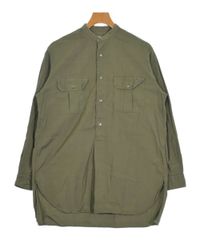 APPLETREES リネン プルオーバーシャツ グリーン military - メルカリ