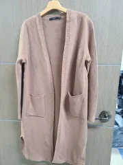 ジルスチュアート ロング カーディガン ベージュ