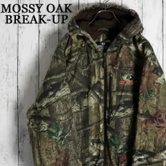 海外古着 MOSSY OAK リアルツリー カモフラ 中綿 フリースジャケット