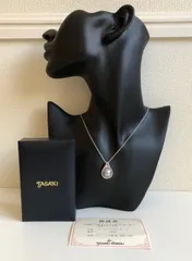 ★TASAKI 田崎 マベパールペンダント ネックレス シルバートップ 箱 保証書付き