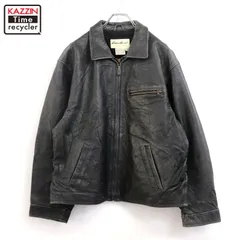 90s vintage Eddie Bauer レザー ジャケット レディース 表記Lサイズ