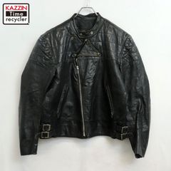 Lesco レスコ70sヴィンテージ レザーシングルライダースジャケット 44