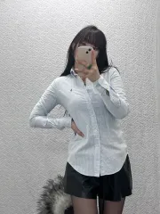 ポロラルフローレン ヴィンテージ ストライプ オックスフォード シャツ XS C09043