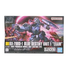 (재판매) HGUC 1/144 RX-79BD-1 블루 디스티니 1호기 EXAM 기동전사 건담 외전 THE BLUE DESTINY(더 블루 디스티니) 프라모델(5058268) 반다이 스피릿츠