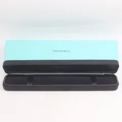 IT5I3SNVCF18 Tiffany＆Co. ティファニー ブレスレット 箱のみ ケース 空き箱 ボックス BOX ブルー ブラック アクセサリーケース
