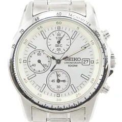 【SEIKO】セイコー セイコーセレクション クロノグラフ 7T92－0DW0 ステンレススチール クオーツ クロノグラフ メンズ シルバー文字盤 腕時計