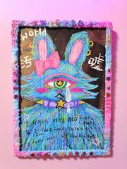 一点物アート】SADNESS-嘆きのうさぎ-【A3サイズ. 現代アート - メルカリ