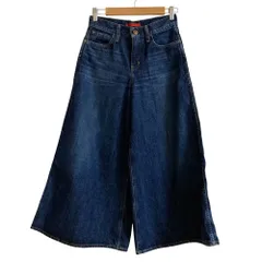 美品 RED CARD レッドカード Starman ワイドデニムパンツ ジーンズ 97450 サイズ22 インディゴブルー レディース 古着 中古 USED